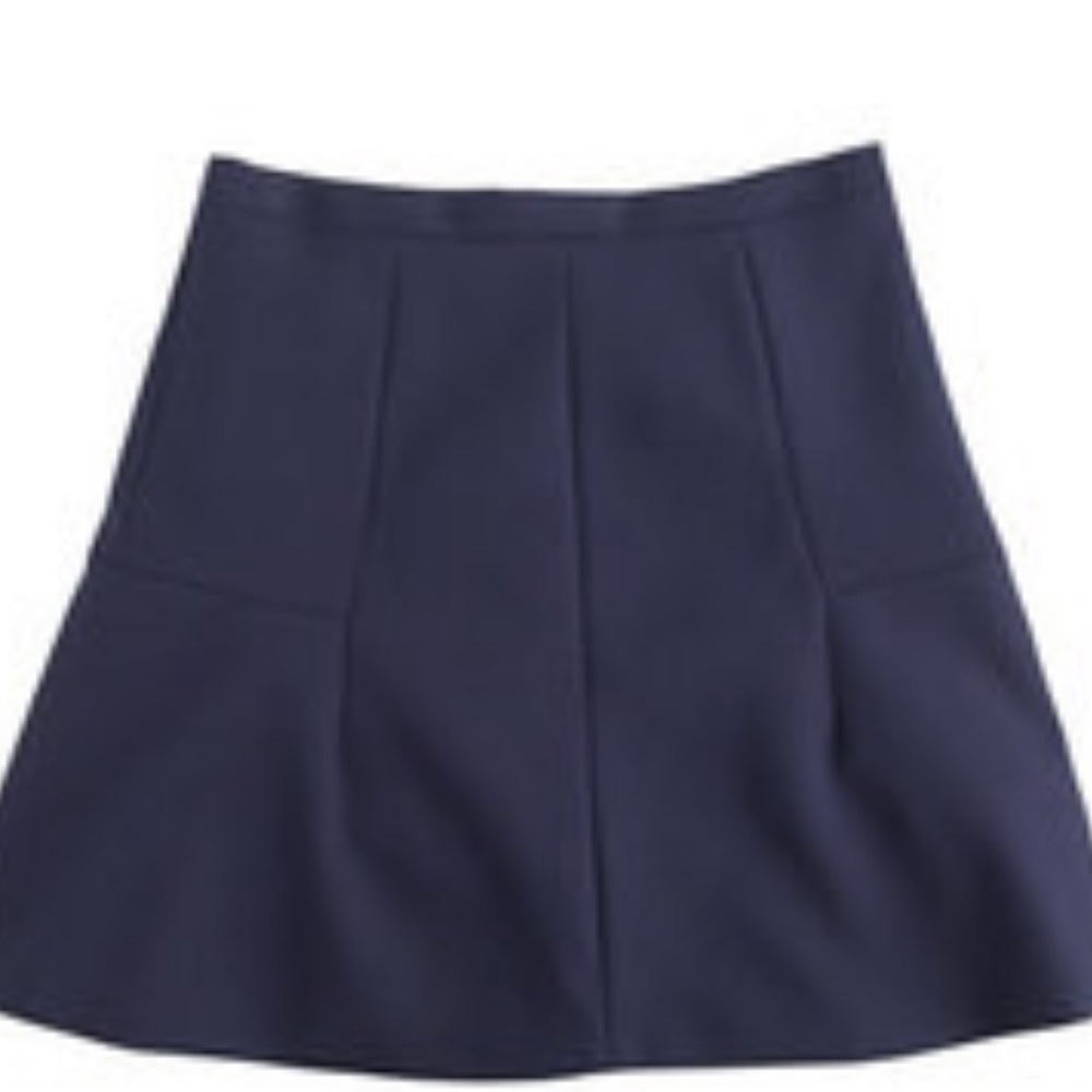 Navy J.Crew A Line Skirt